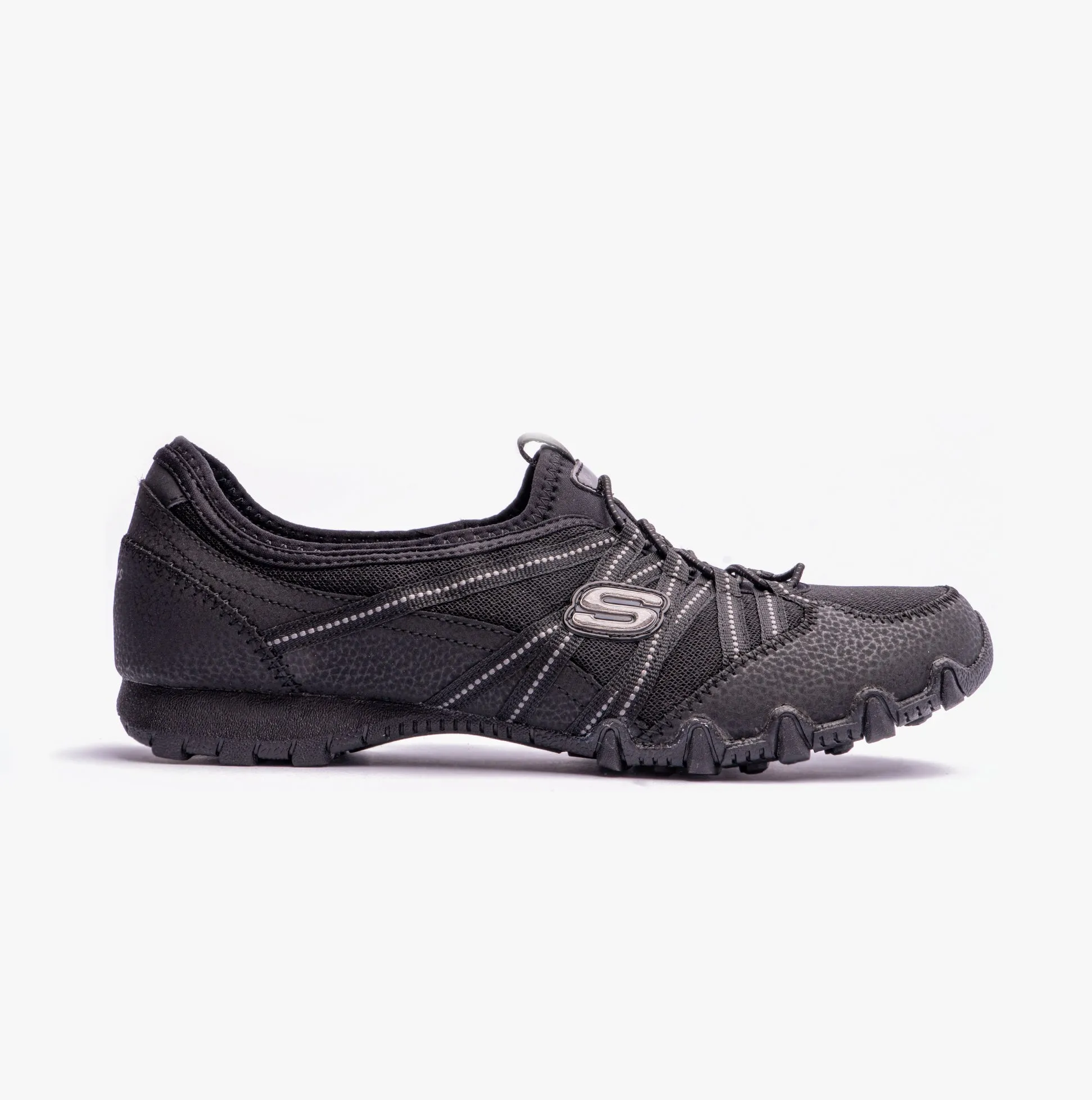 Skechers 100560/BLK RELAXED FIT: BIKERS LITE - RELIVE Womens Trainers Black