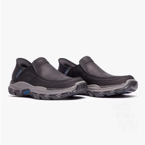 Skechers 204810/BLK RESPECTED-ELGIN Mens Shoes Black