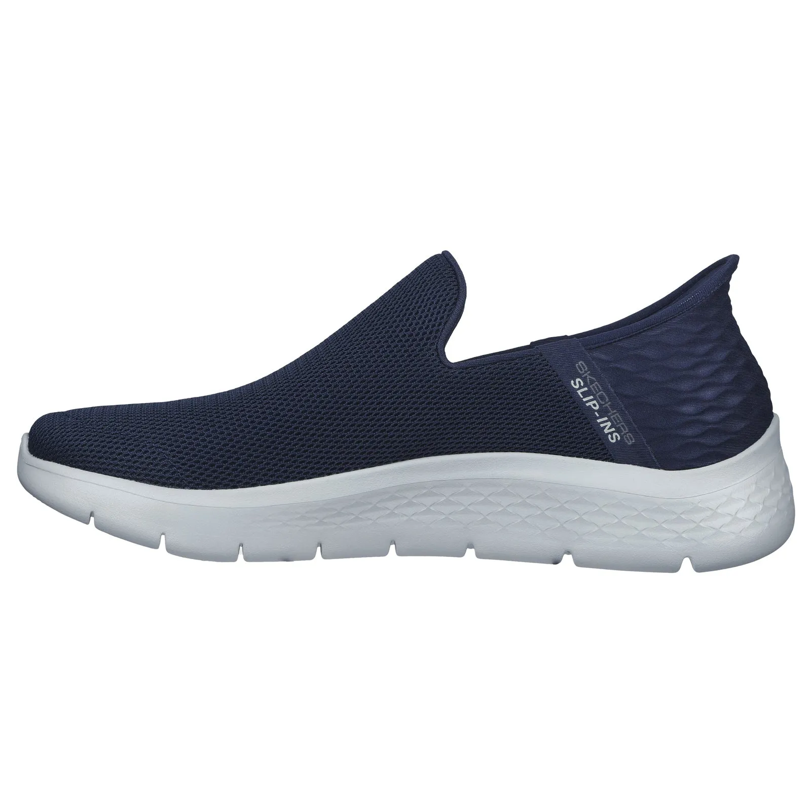Skechers Go Walk Flex No Hands Navy Slip On Lightweight Shoes
