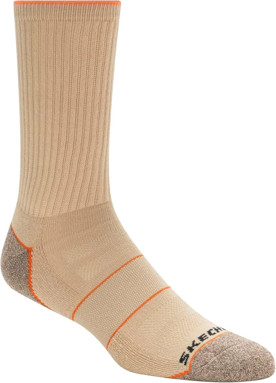Skechers Men's 6 Pack Work Crew Socks