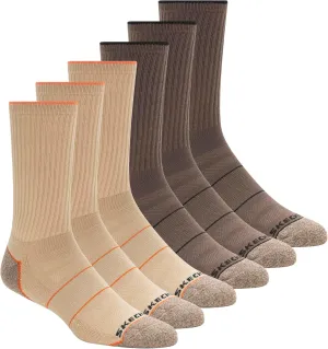 Skechers Men's 6 Pack Work Crew Socks