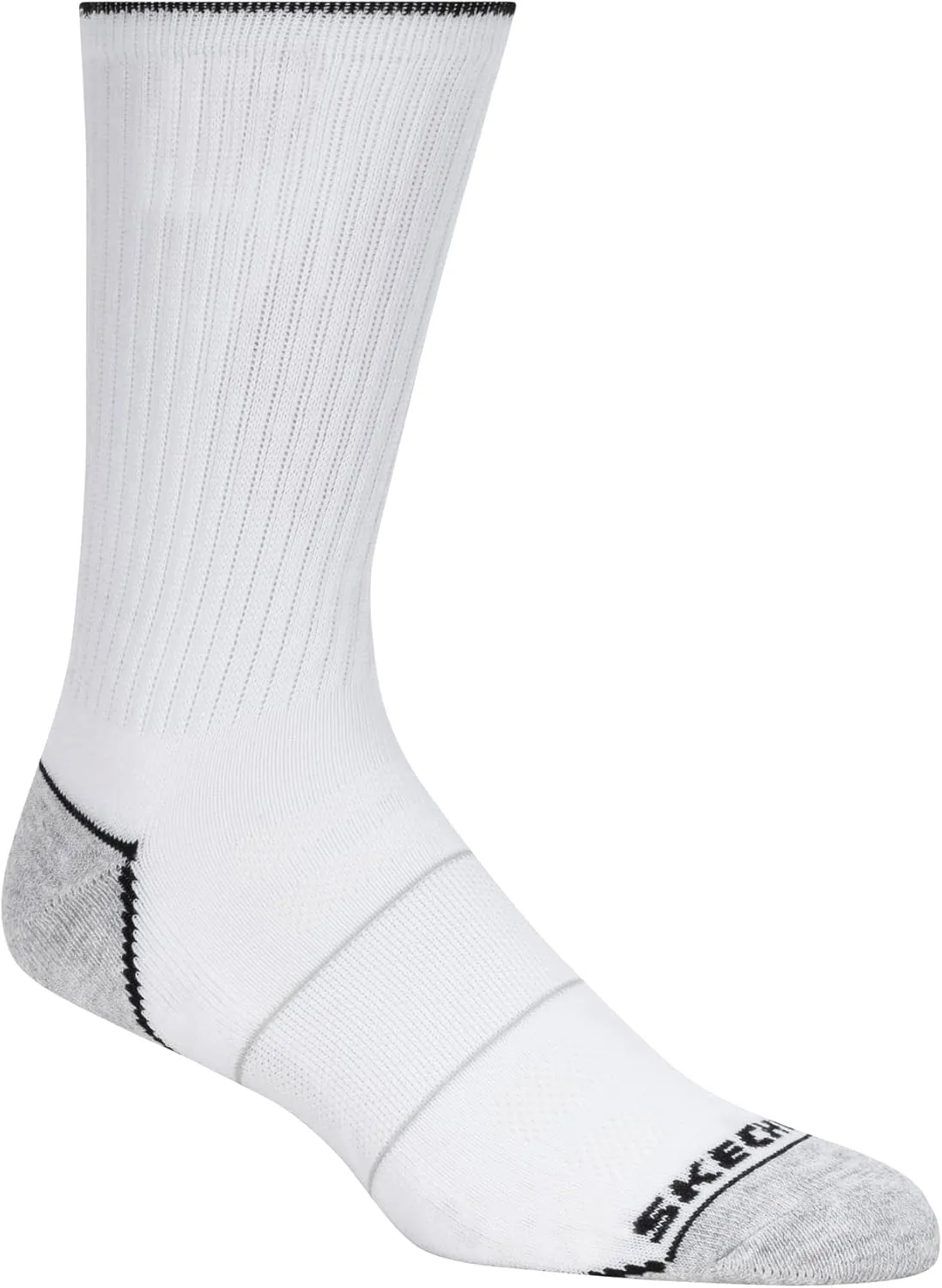 Skechers Men's 6 Pack Work Crew Socks