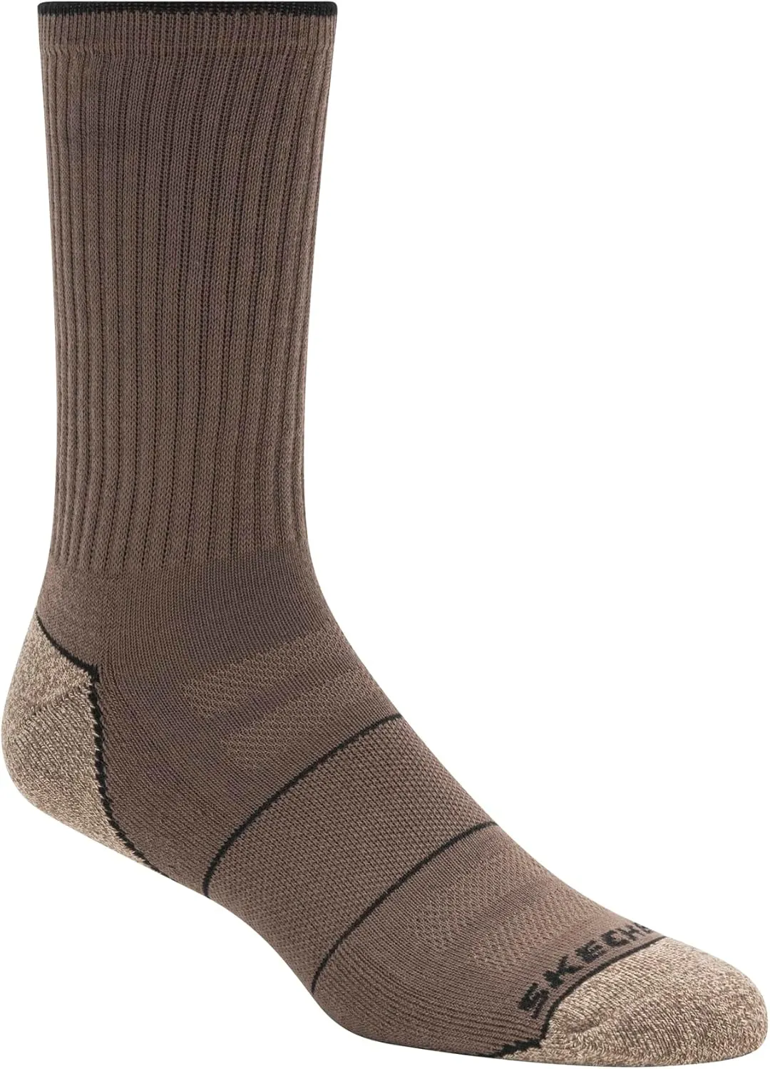 Skechers Men's 6 Pack Work Crew Socks