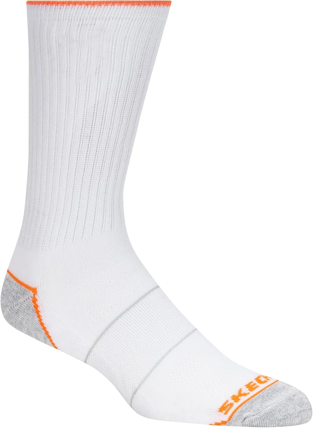 Skechers Men's 6 Pack Work Crew Socks