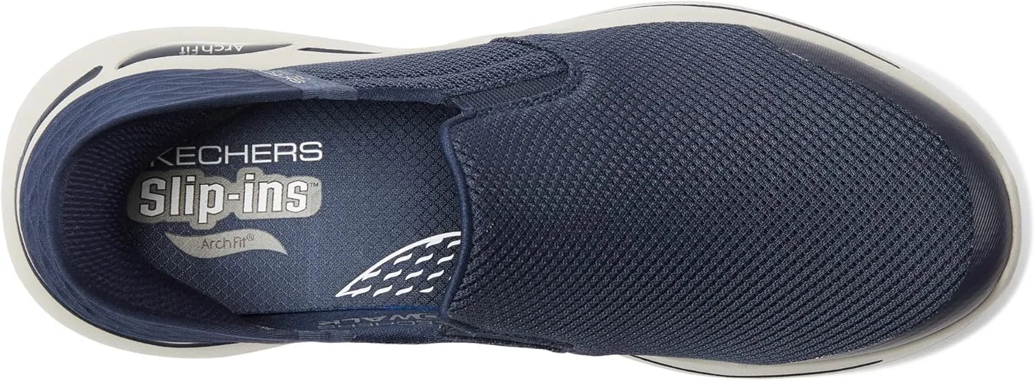 Skechers Men's Gowalk Arch Fit Slip ins Athletic Slip-On Casual Walking Shoe with Air cooled Foam