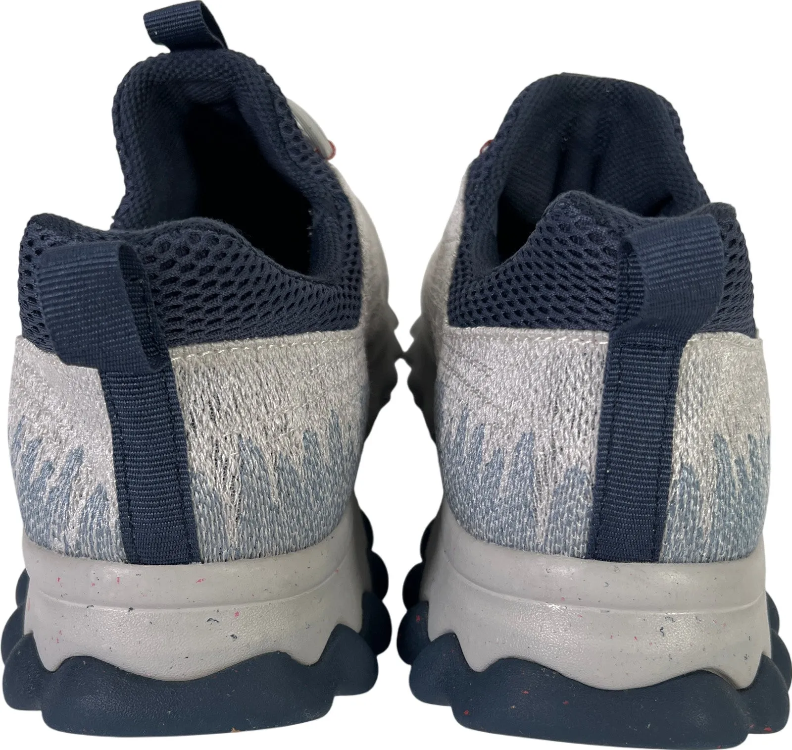 Skechers Men’s Gray/Blue Voston Reever Relaxed Fit Gogamat Arch Sneakers - 10.5