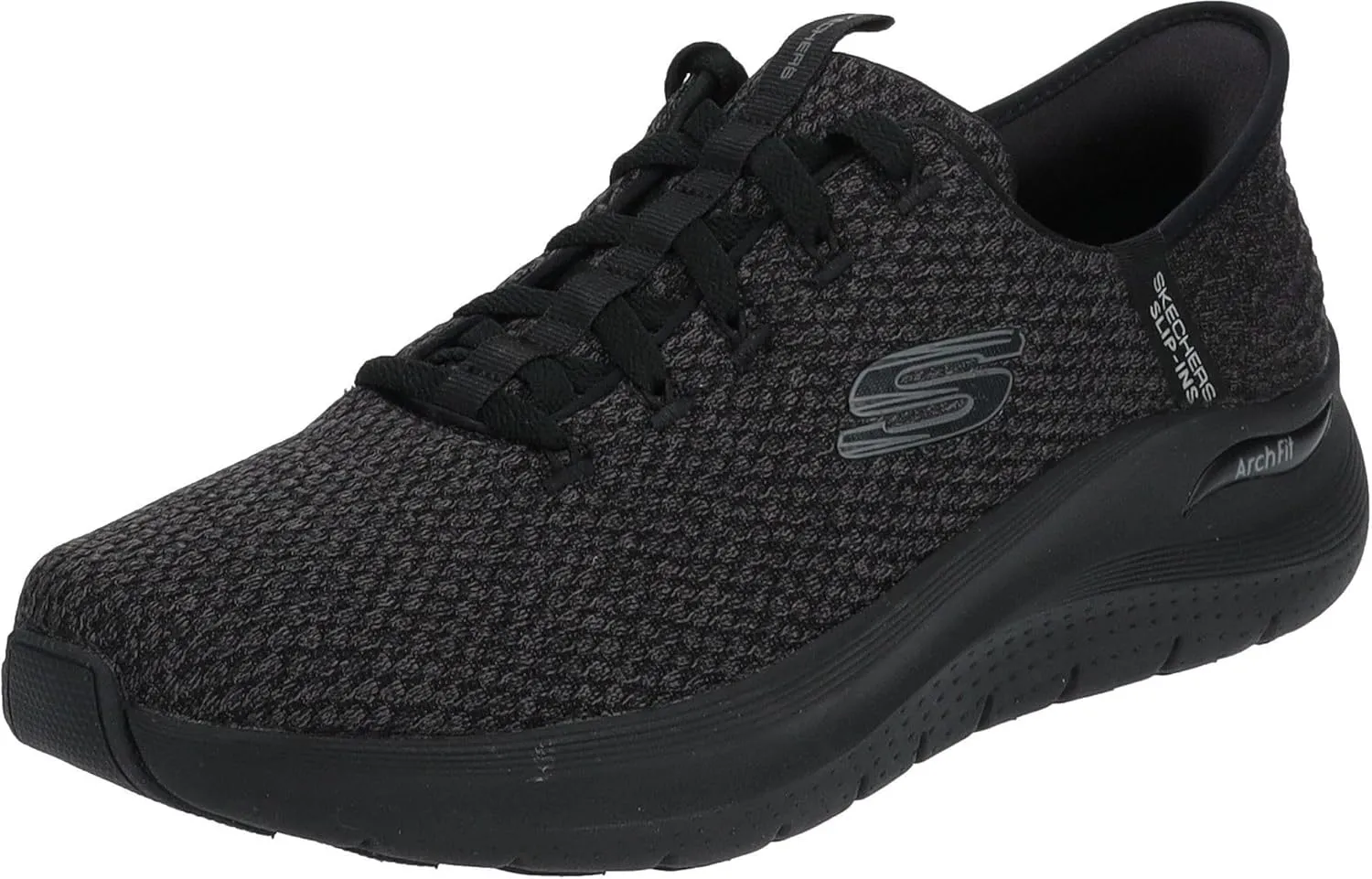 Skechers Men's Slip-ins: Arch Fit 2.0-Look Ahead Knit Lace Up Slip On Sneakers