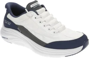 Skechers Sport Women's Women's Contour Foam Cozy FIT Hands Free Slip-INS Sneaker, White/Navy, 7