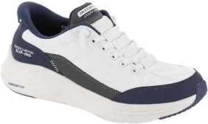 Skechers Sport Women's Women's Contour Foam Cozy FIT Hands Free Slip-INS Sneaker, White/Navy, 9