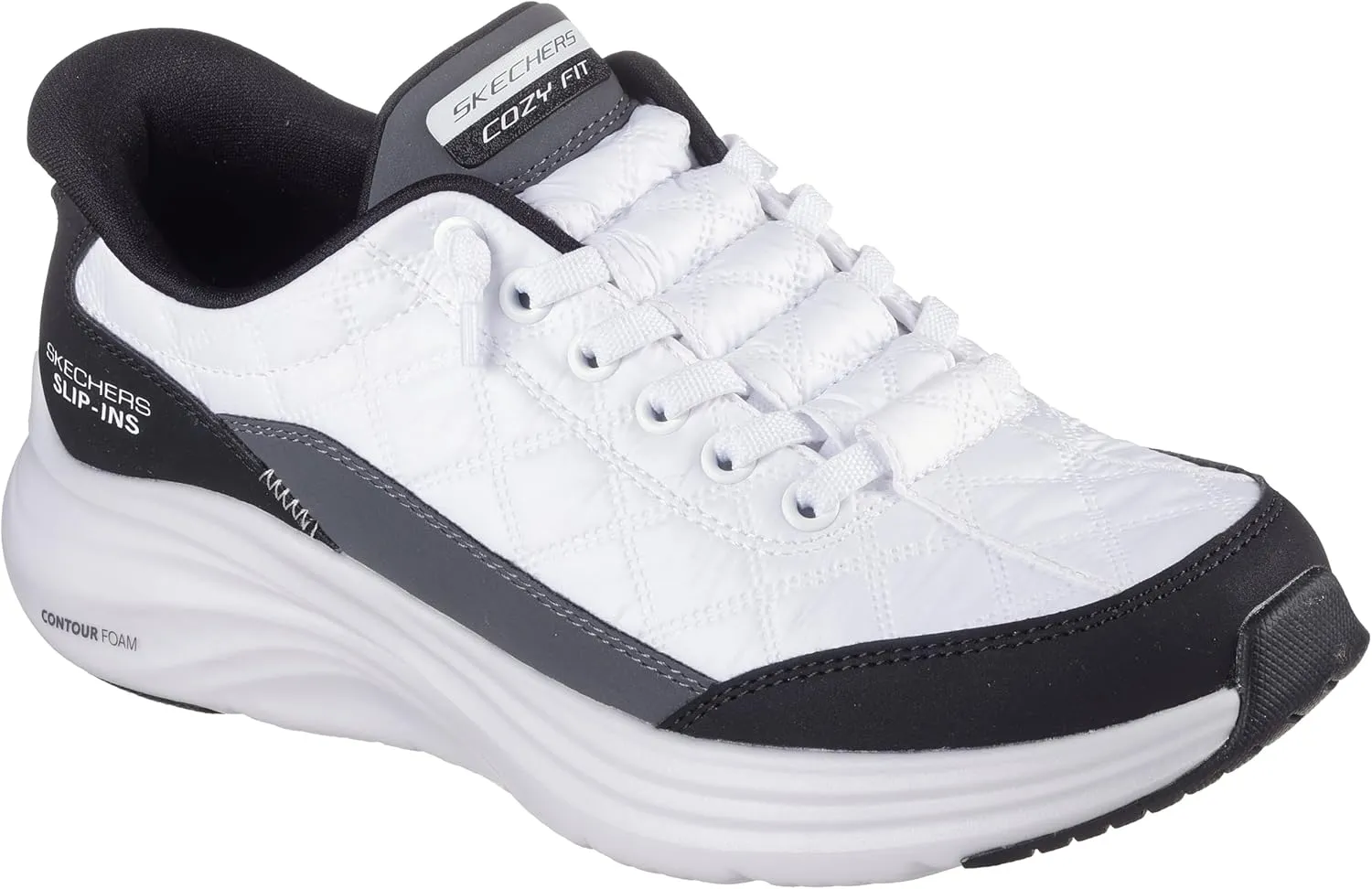 Skechers Women's Contour Foam Cozy Fit Hands Free Slip-ins Sneaker