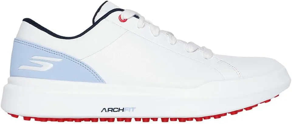 Skechers Women's Drive 6 Arch Leather Relaxed Fit Waterproof Golf Shoe Sneaker