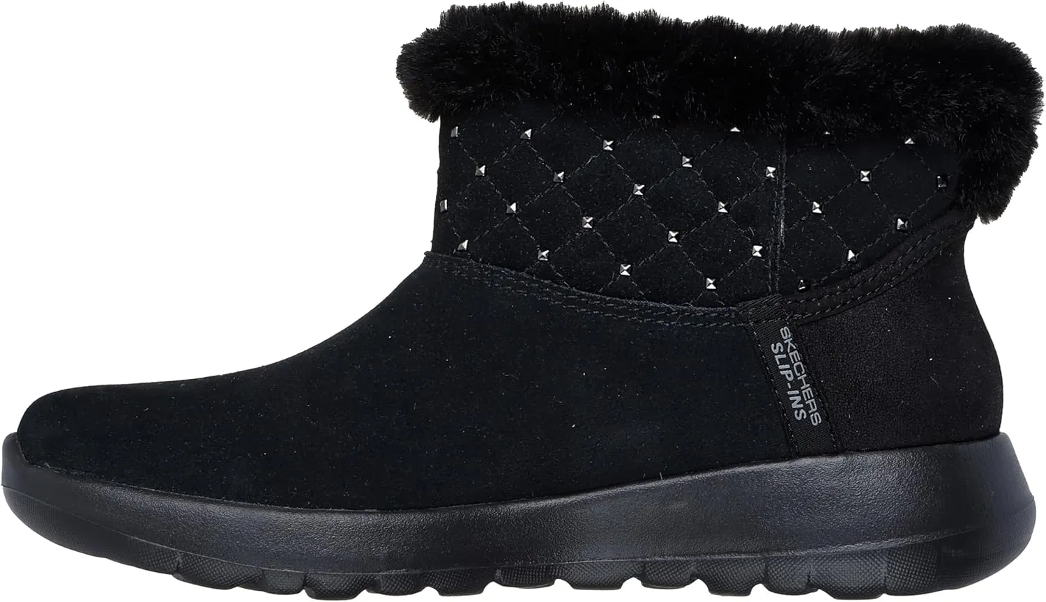 Skechers Women's Hands Free Slip-ins On-The-go Joy-Cozy Shimmer Ankle Boot