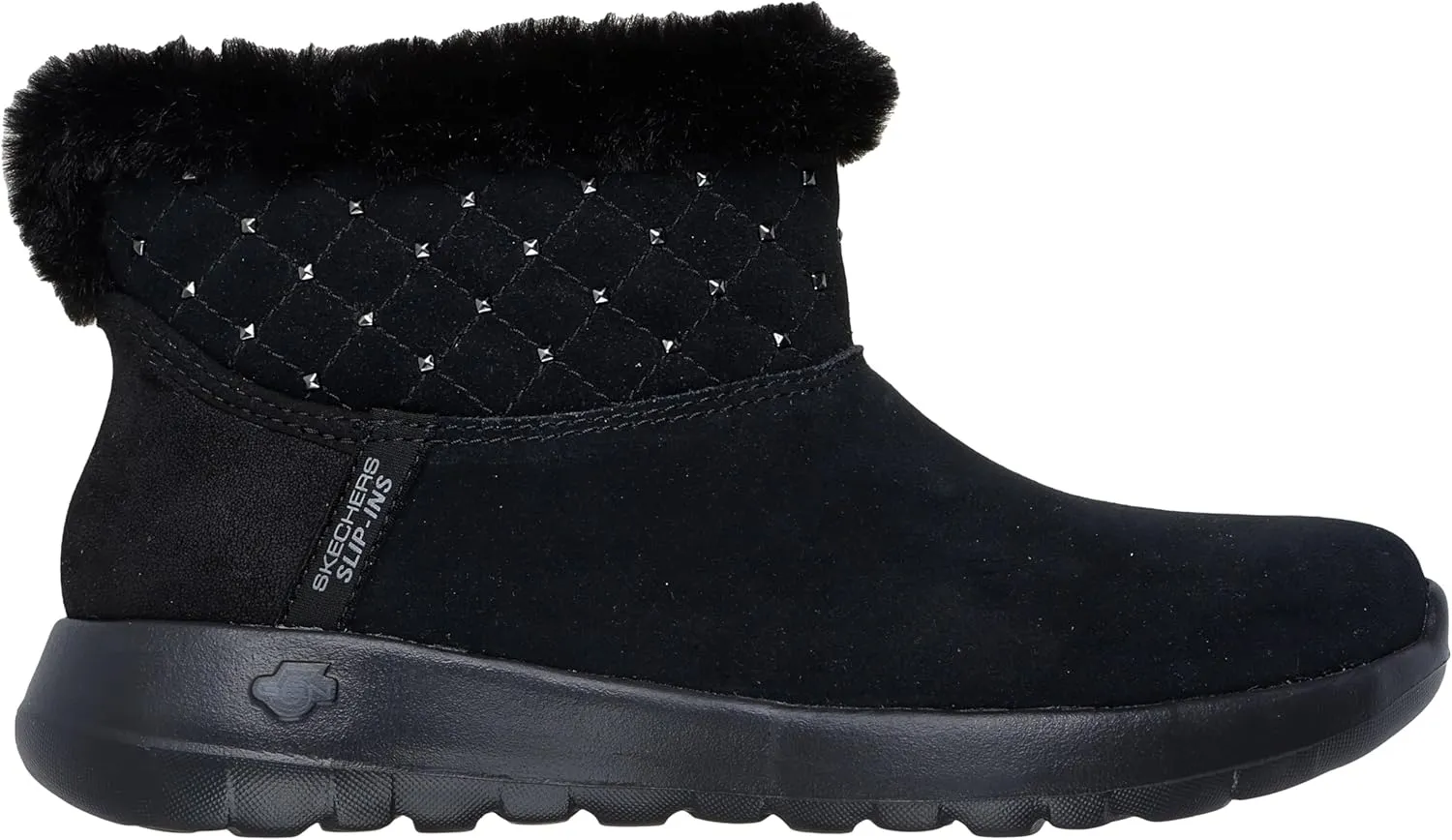 Skechers Women's Hands Free Slip-ins On-The-go Joy-Cozy Shimmer Ankle Boot