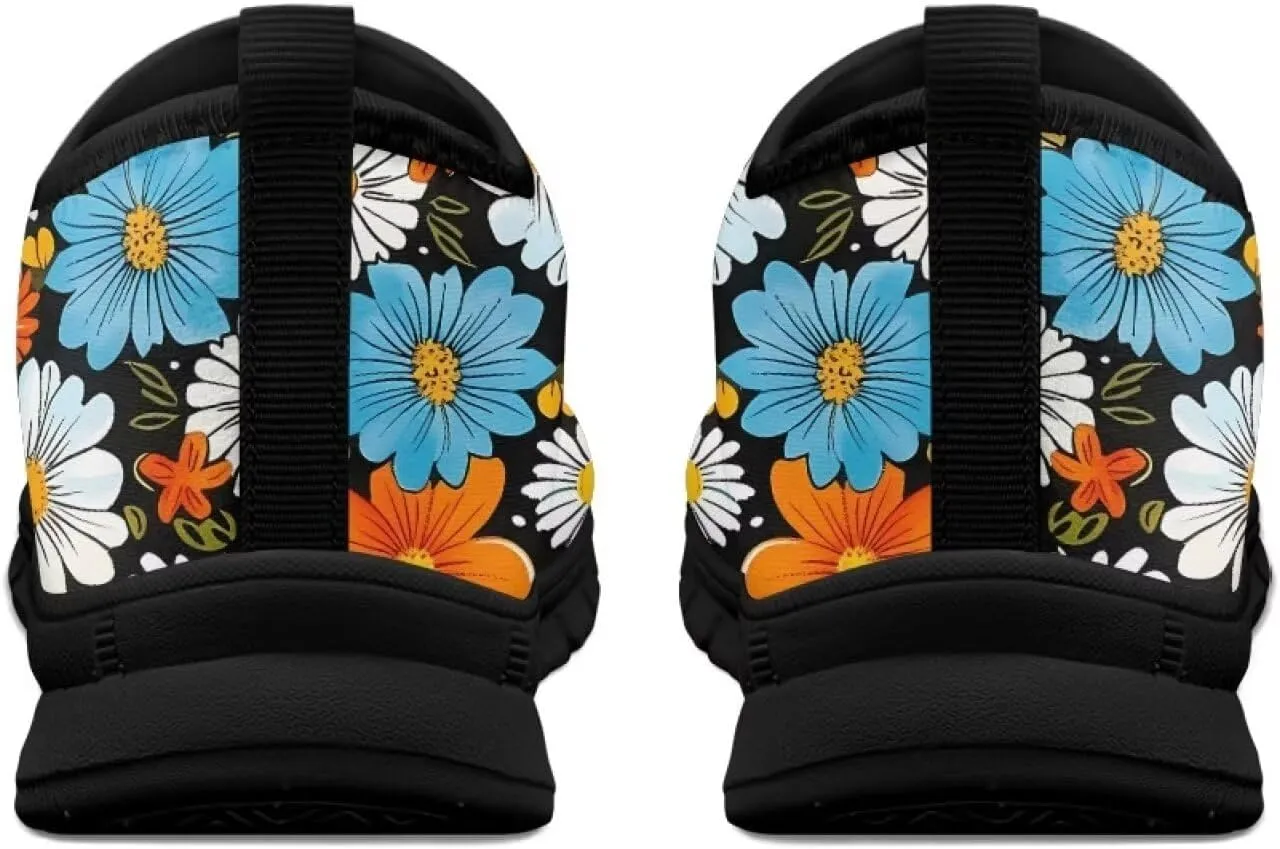 Slip On Walking Shoes Non Slip Breathable Workout Shoes Lightweight Gym Sneakers for Women