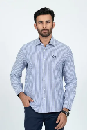 Smart Fit Sky Lining Casual Shirt LS240563-SKY