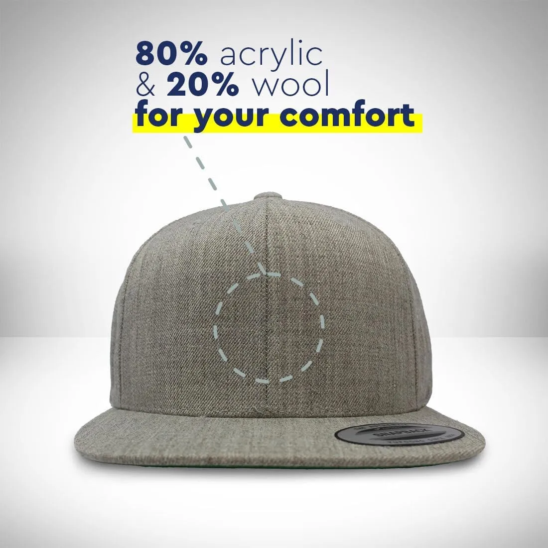 Snapback Hat for Men Flat Brim Hats New Dad Boy Newborn Father Papa Embroidered Flat Bill Hat Acrylic