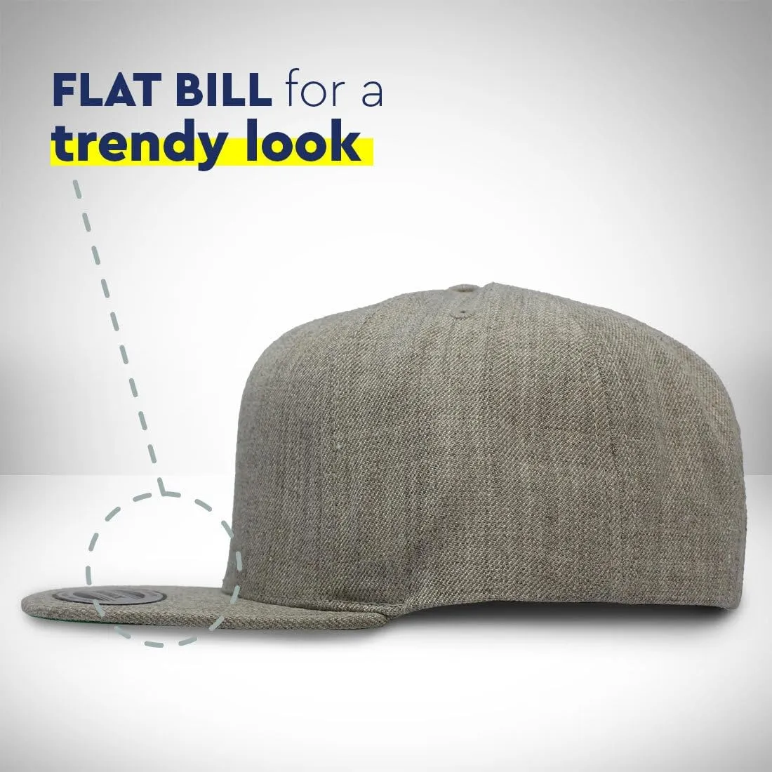 Snapback Hat for Men Flat Brim Hats New Dad Boy Newborn Father Papa Embroidered Flat Bill Hat Acrylic
