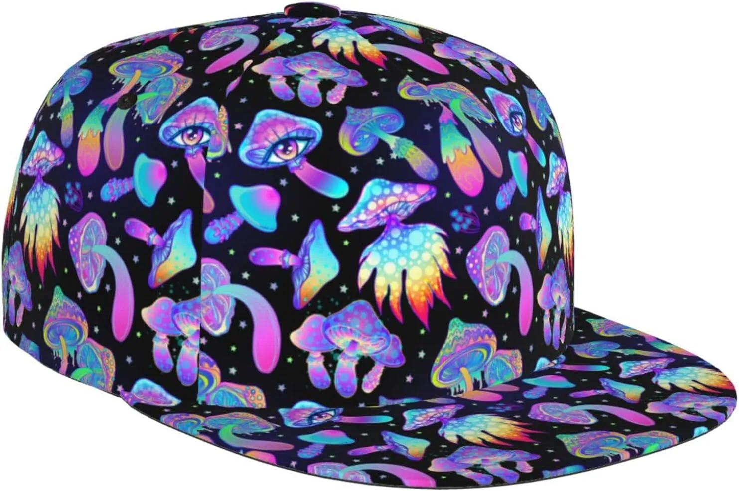 Snapback Hat for Men Women,Stylish Flat Bill Hat Baseball Caps Adjustable Flat Brim Hip Hop Baseball Hats