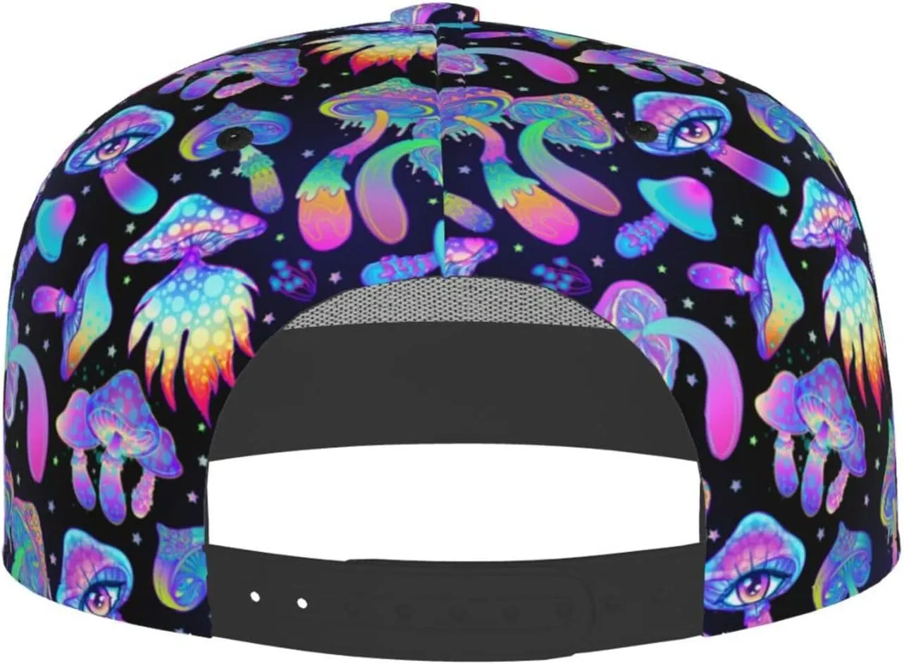 Snapback Hat for Men Women,Stylish Flat Bill Hat Baseball Caps Adjustable Flat Brim Hip Hop Baseball Hats