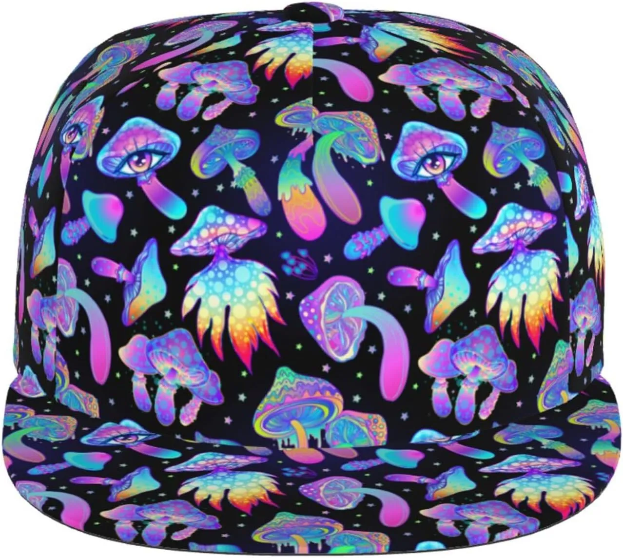 Snapback Hat for Men Women,Stylish Flat Bill Hat Baseball Caps Adjustable Flat Brim Hip Hop Baseball Hats