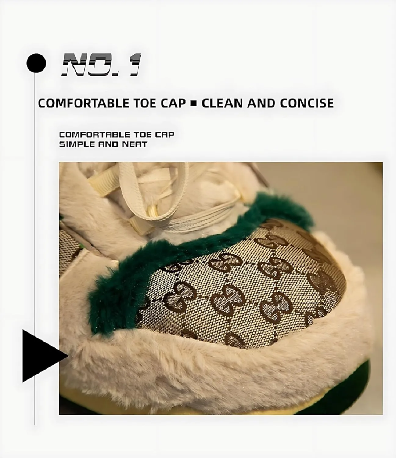 Sneaker Slippers for Men and Women Cozy Warm Home Plush Slippers Indoor Outdoor Non-slip Fluffy Shoes