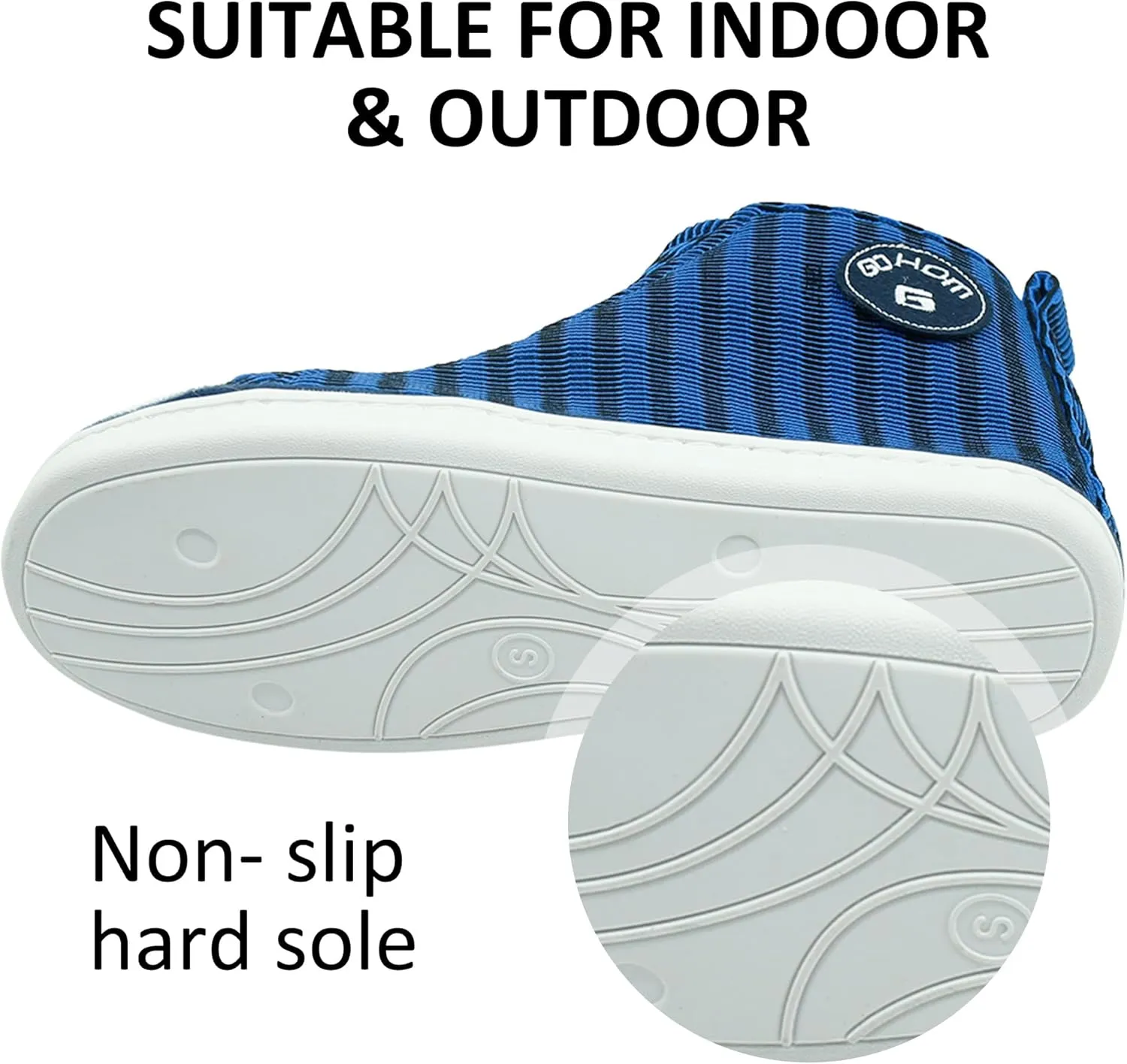 Sneaker Slippers for Women Fashion Indoor House Slipper Boots, Women's Super Soft Warm High Top Plush House Shoes for Women Slippers