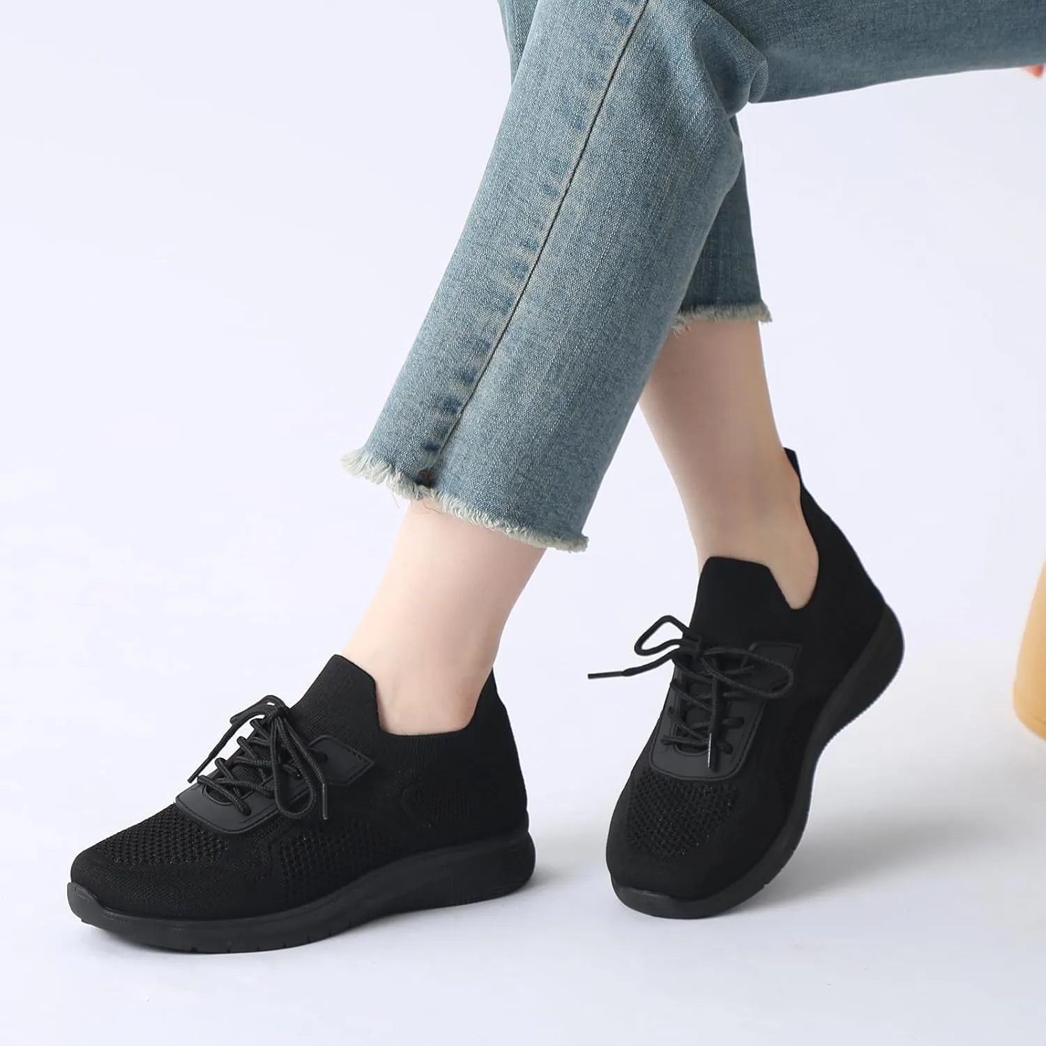 Sneakers for Women Walking Shoes Casual Lightweight Breathable Tennis Shoes Non Slip Work Shopping Travel