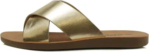 Soda Shoes Women Sandals Crisscross Band Strap Casual Slides