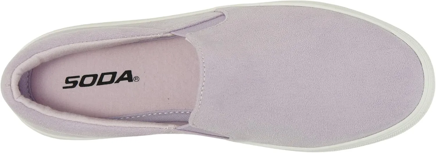 Soda TOPSHOE ave- Hike Platform Slip- On Sneaker w/Cushion Foam