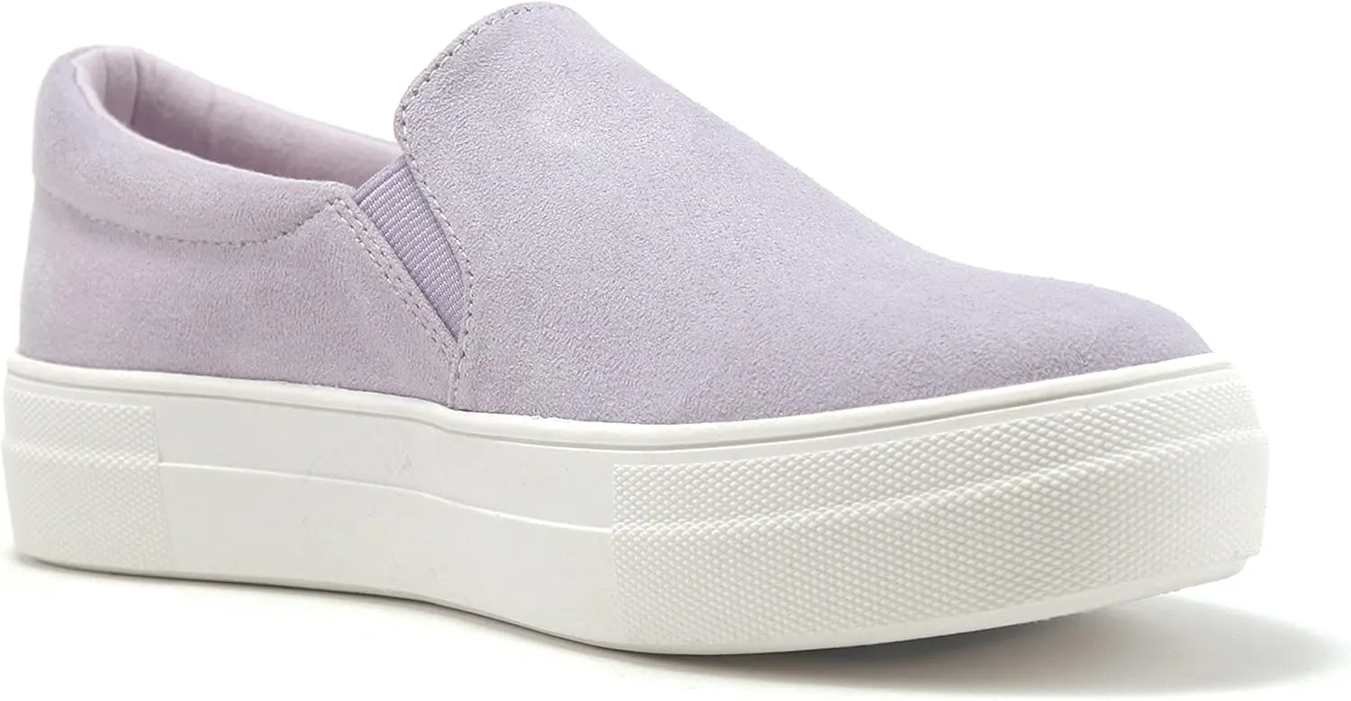 Soda TOPSHOE ave- Hike Platform Slip- On Sneaker w/Cushion Foam