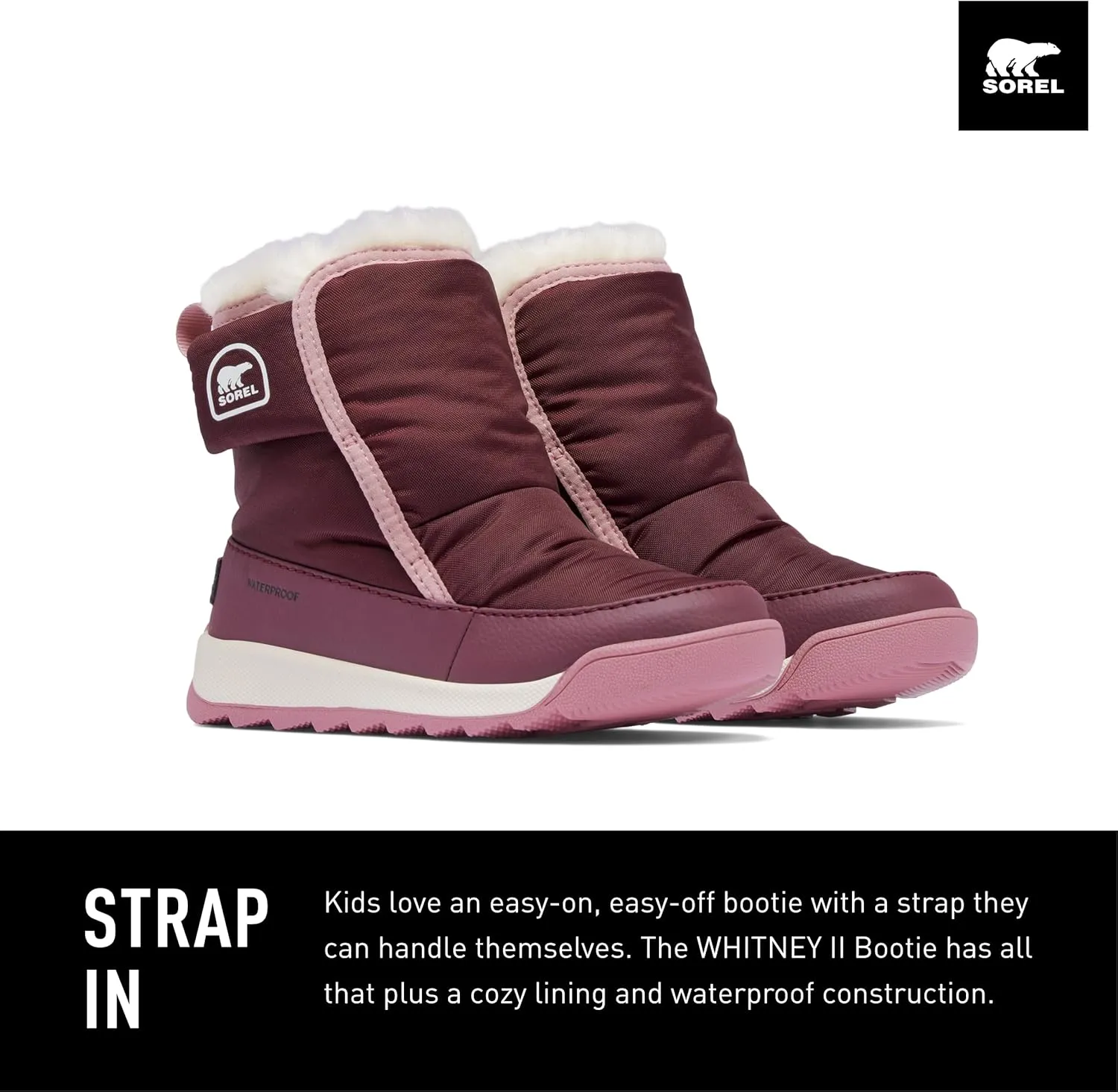 SOREL Children's Whitney ll Plus Waterproof Bootie