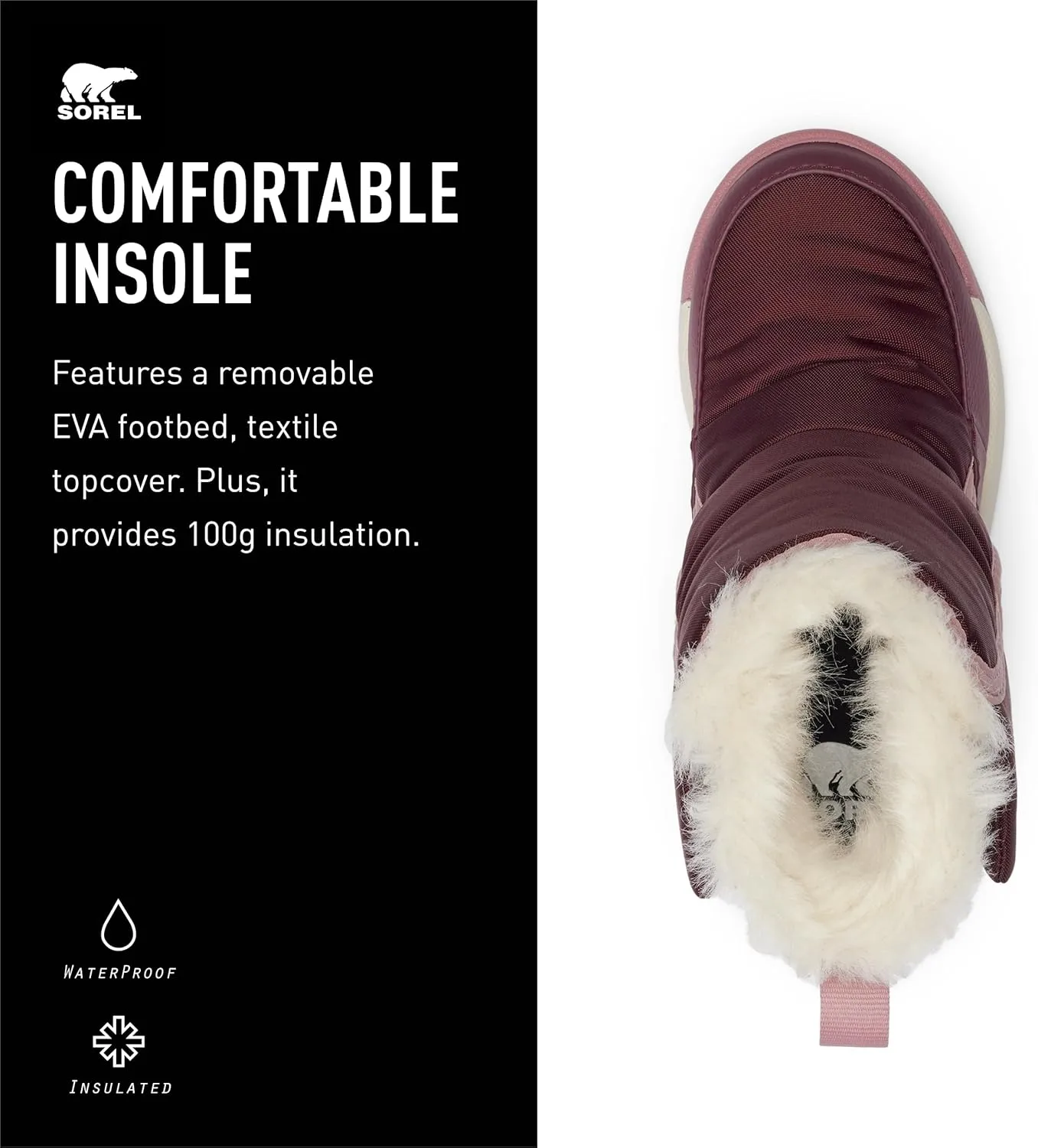 SOREL Children's Whitney ll Plus Waterproof Bootie