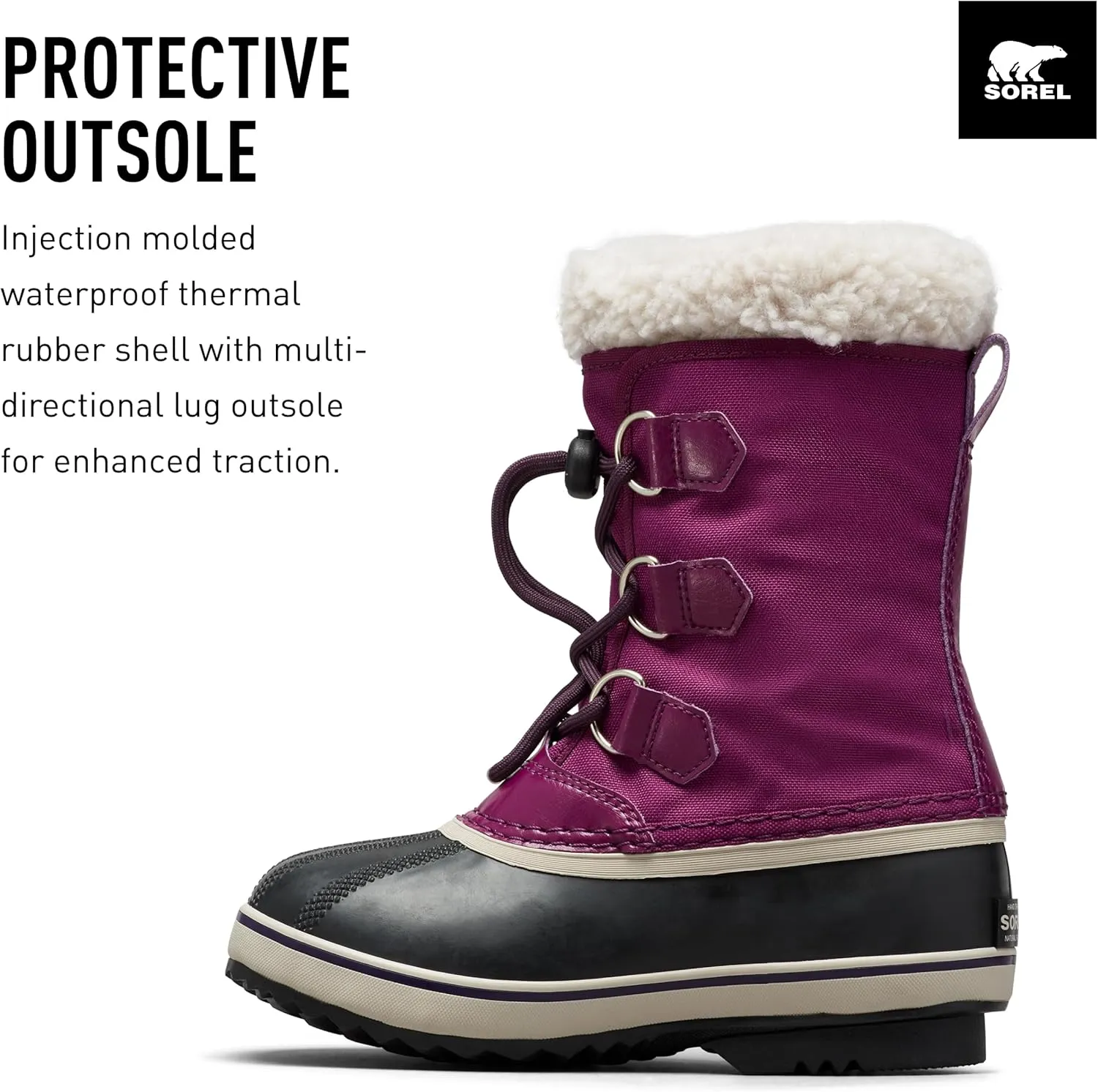 Sorel Children's Yoot Pac Nylon Waterproof Boot