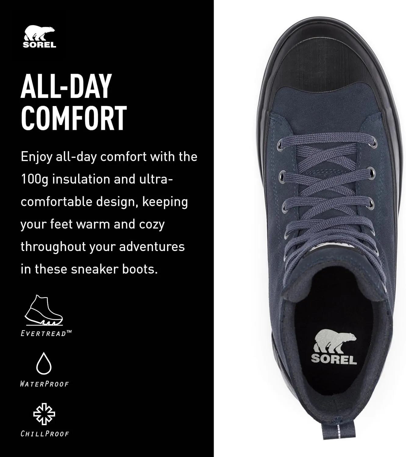 Sorel Men's Cheyanne Metro II Waterproof Sneaker Boots
