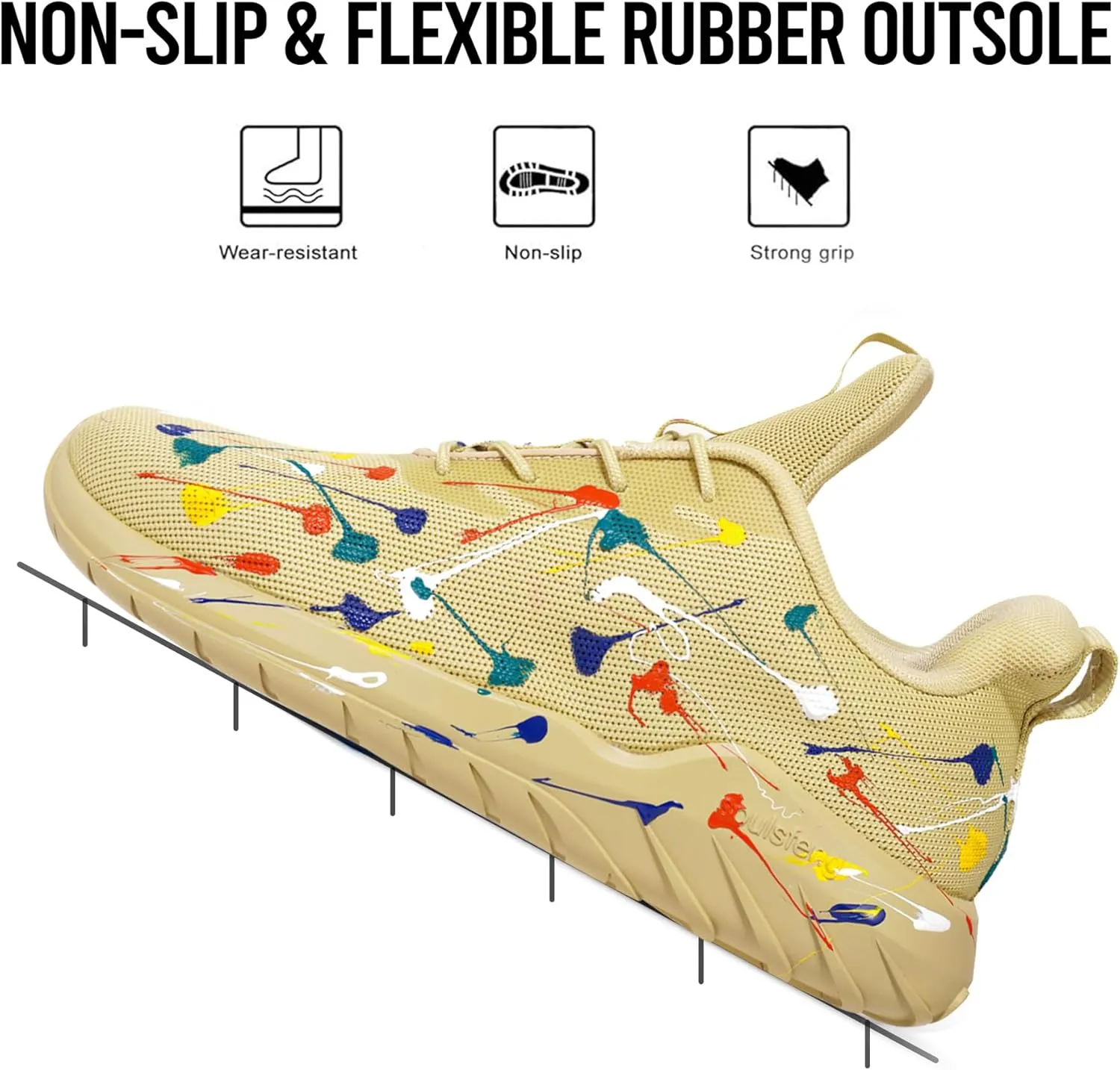 Soulsfeng Kids Tennis Shoes Lightweight Breathable Boys Running Shoe Fashion Walking Sneakers for Girls (Little Kid/Big Kid)