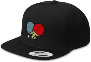 Speedy Pros Snapback Hats for Men & Women Ping-Pong Paddles A Olympics Sports Event Flat Bill Baseball Cap