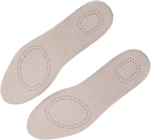 Sports Insoles Latex Cowhide Anti-Slip Odorless Size 43/44 for Comfortable Walking