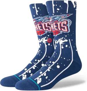 Stance Overspray Houston Rockets Navy LG (US Men's Shoe 9-13, Women's Shoe 11-14)