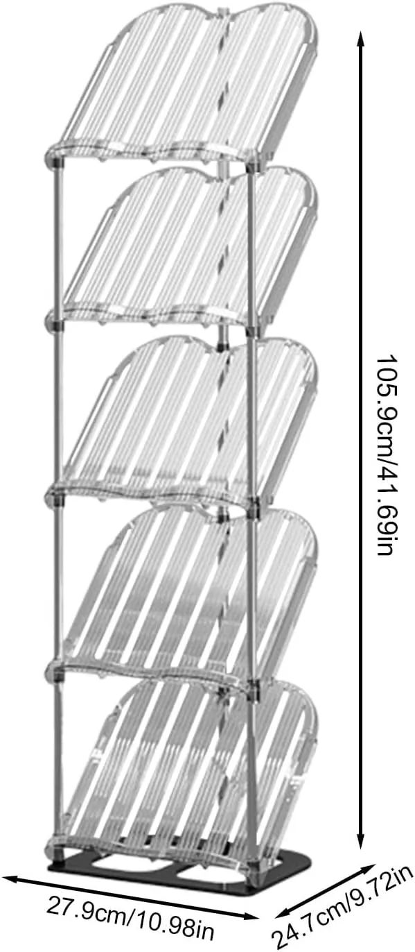 Standing Shoe Rack,Shoe Racks | Storage Shelves with Multi-Tier Entryway Sneaker Holder - Shoe Organization Sneaker Shelves for in
