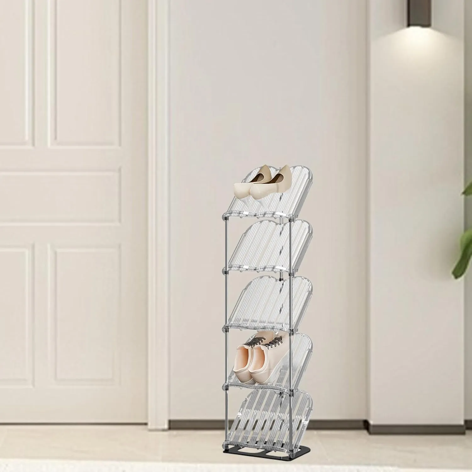 Standing Shoe Rack,Shoe Racks | Storage Shelves with Multi-Tier Entryway Sneaker Holder - Shoe Organization Sneaker Shelves for in