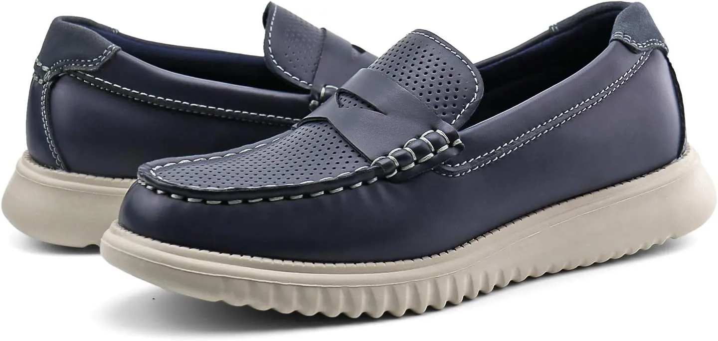 starmerx Boys Loafers Kids Casual Slip On School Shoes Girls Moccasin