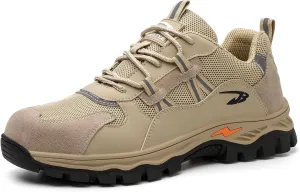 Steel Toe Safety Shoes for Men Women Work Sneakers Breathable Lightweight Industrial & Construction Shoe