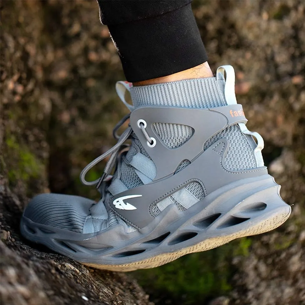 Steel Toe Shoes for Men Women Safety Shoes Work Sneakers Breathable Lightweight Industrial & Construction Shoe