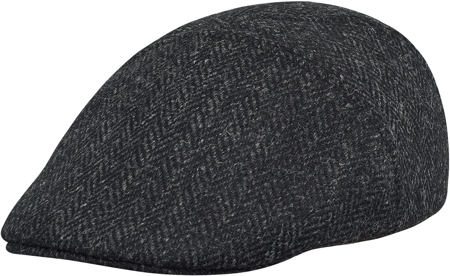 Sterkowski Ivy Five Scally Cap | Harris Tweed Flat Cap for Men and Women | Warm 5 Panels Newsboy Cap