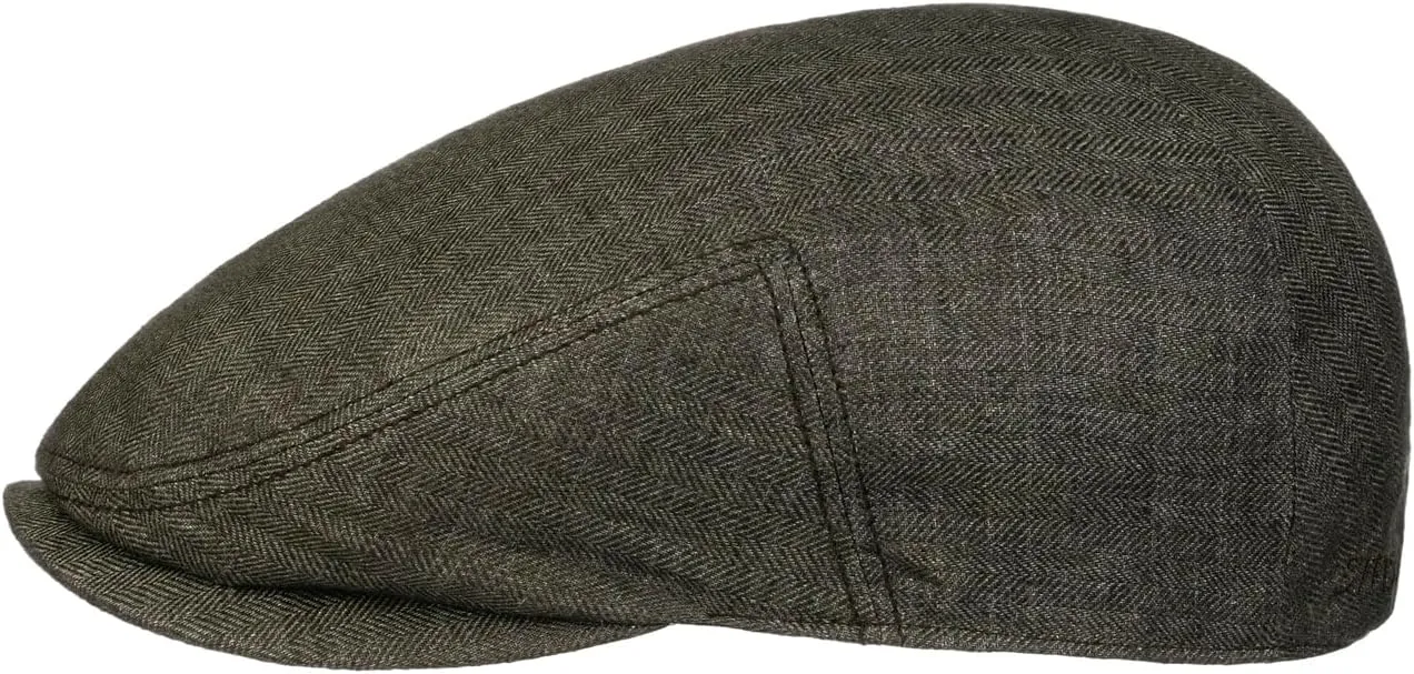 Stetson Woodfield Linen Flat Cap Women/Men | Made in The EU