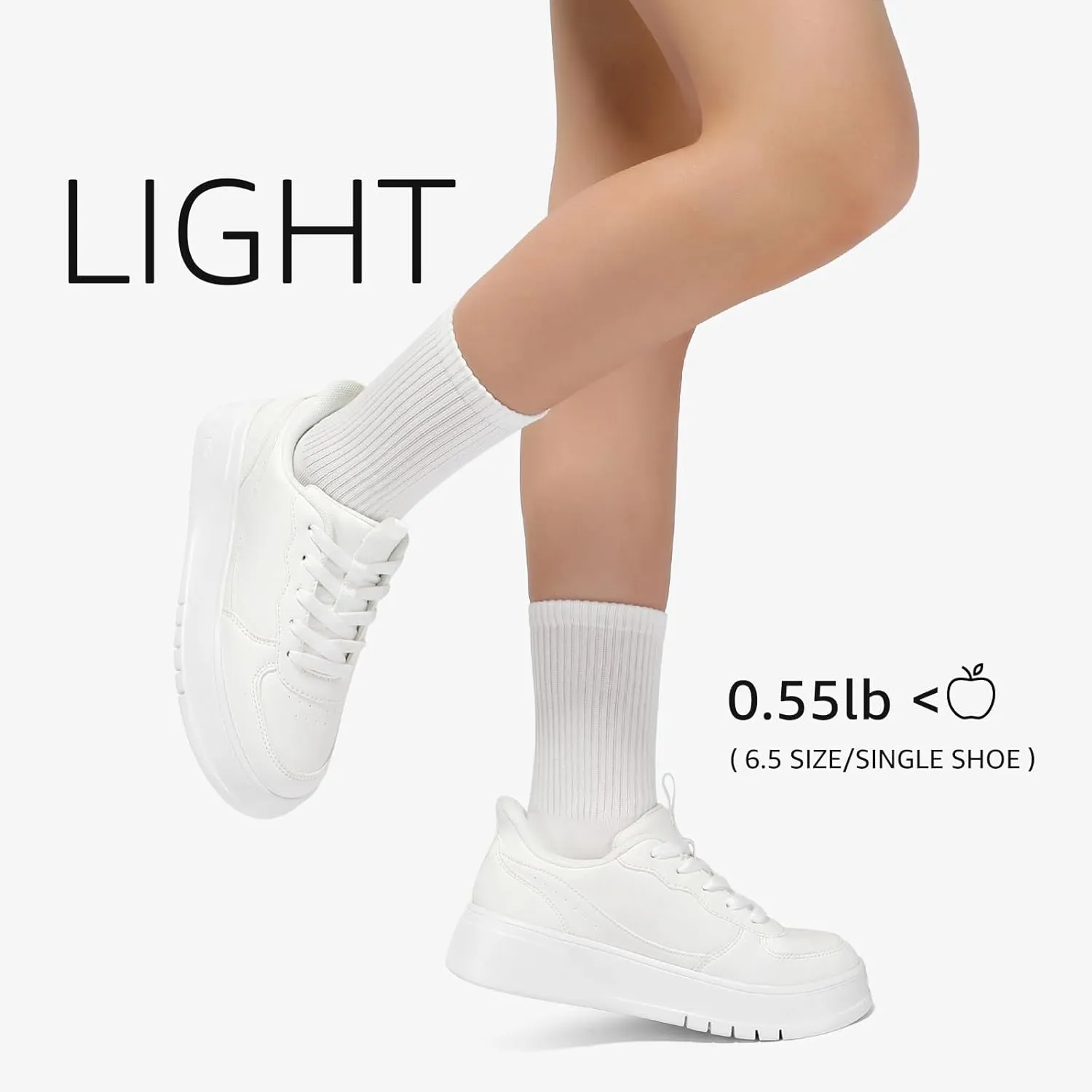 STQ Slip on Platform Sneakers Vintage Classic Tennis Shoes Lightweight Walking Sneakers