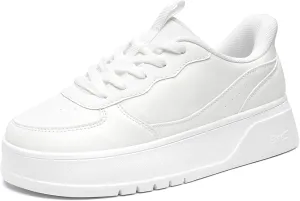 STQ Slip on Platform Sneakers Vintage Classic Tennis Shoes Lightweight Walking Sneakers