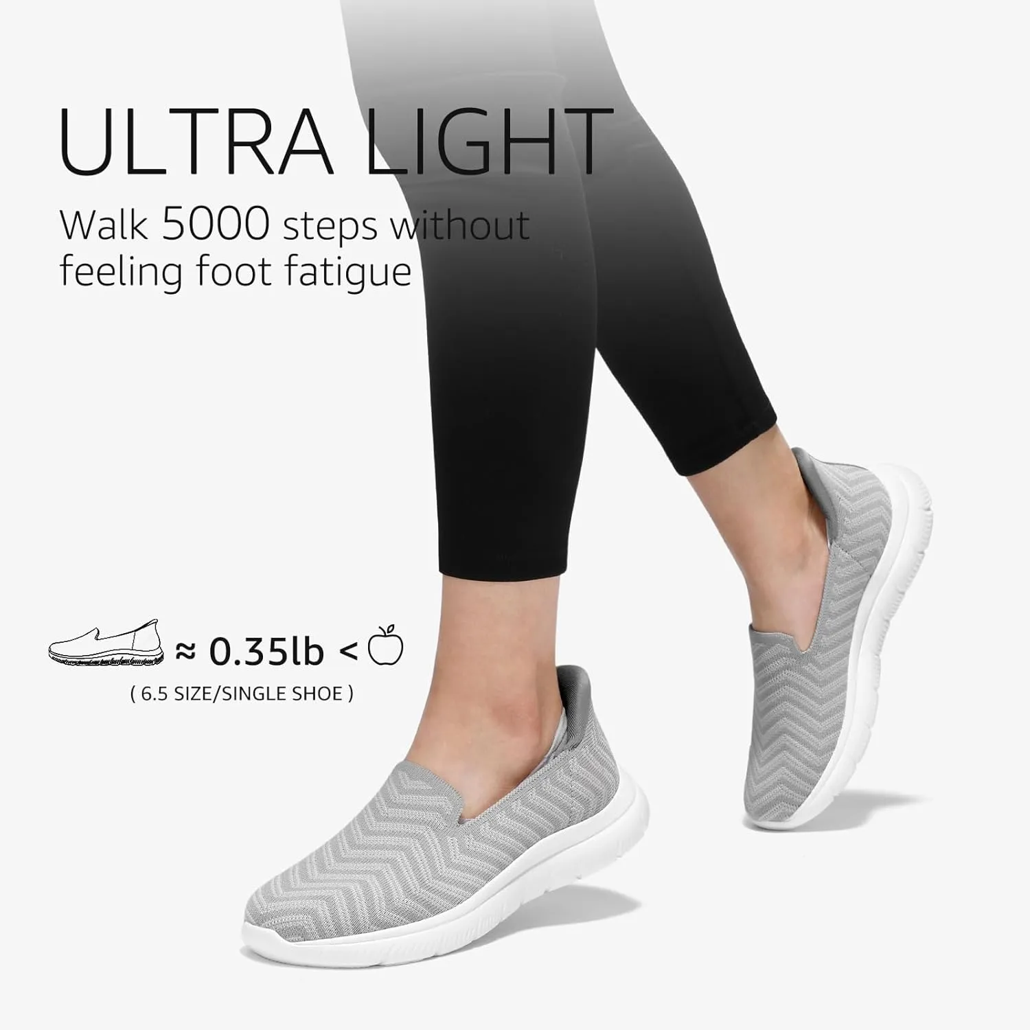 STQ Walking Shoes Women Slip on Sneakers Orthopedic Shoes Non Slip Elderly Comfort Lightweight Casual Standing Travelling