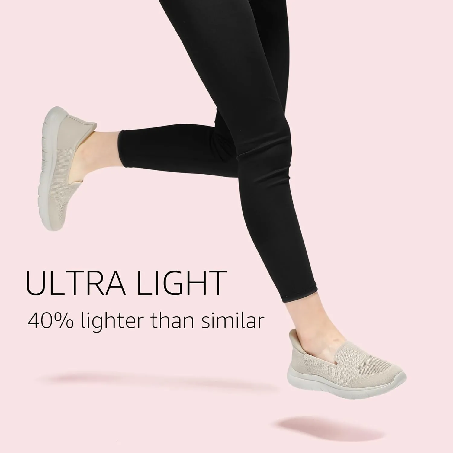 STQ Walking Shoes Women Slip on Sneakers Orthopedic Shoes Non Slip Elderly Comfort Lightweight Casual Standing Travelling