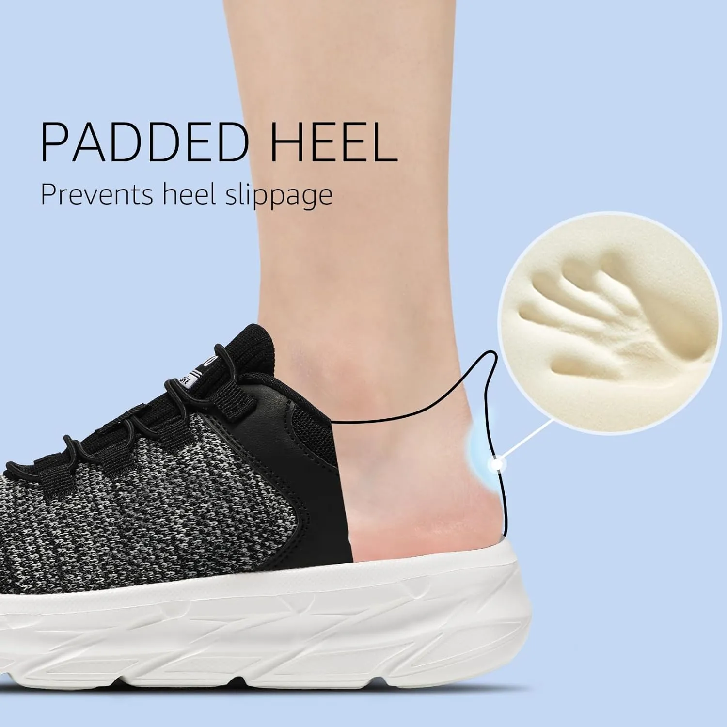 STQ Women Slip on Sneakers Orthopedic Walking Shoes for Pregnant and Busy Mom